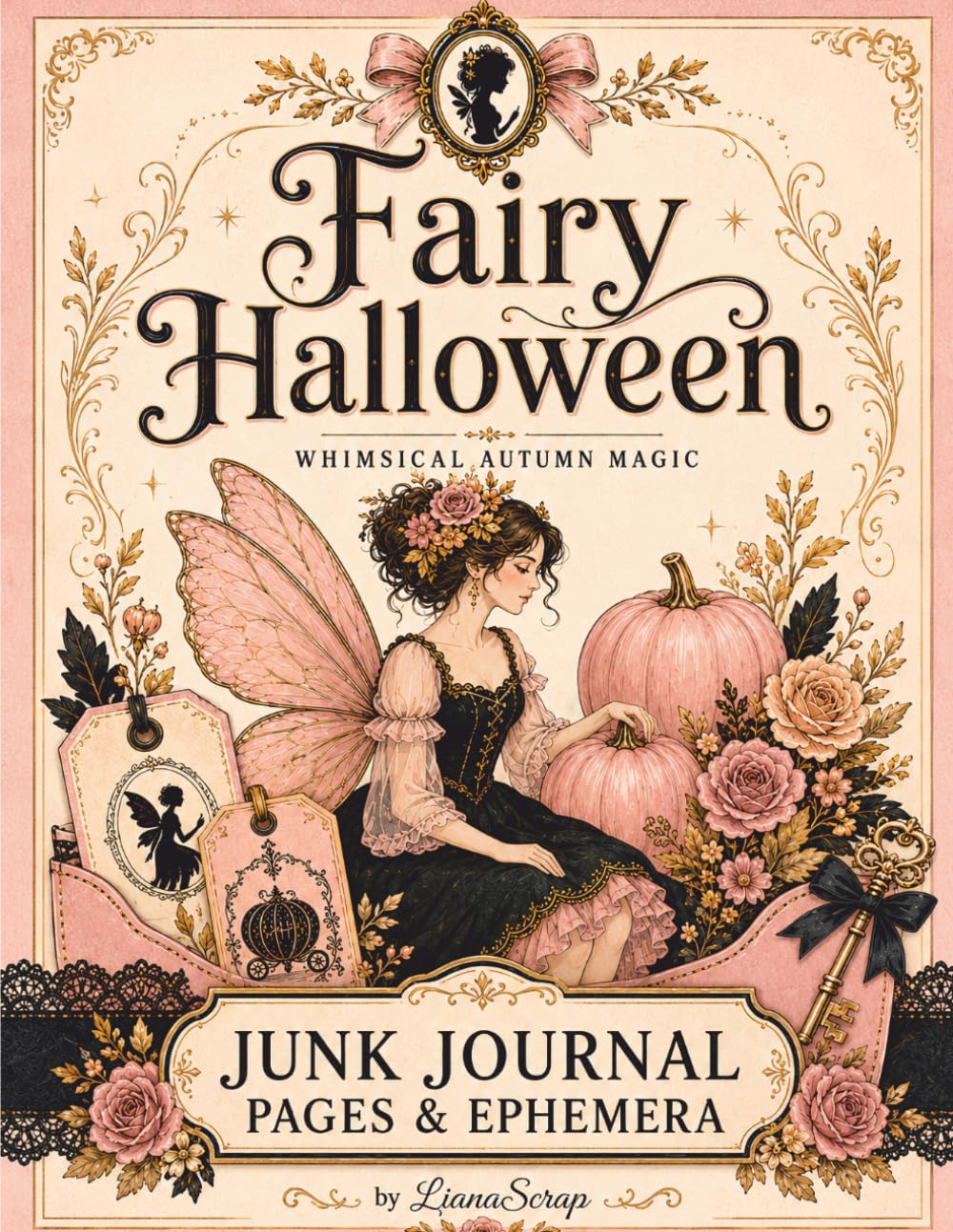 ler totalmente Fairy Halloween: Whimsical Autumn Magic: Junk Journal Pages & Ephemera