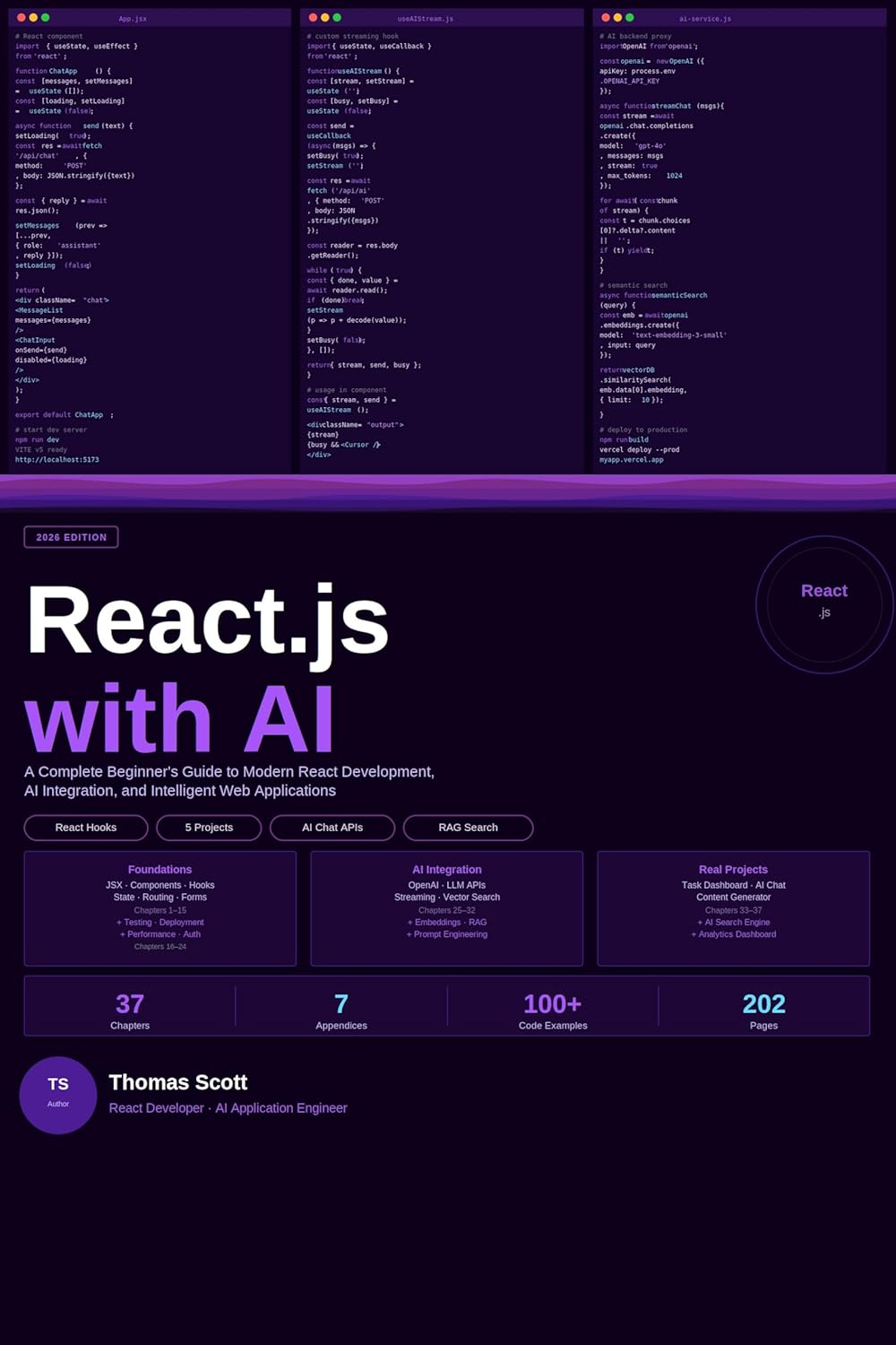 ler totalmente React.js with AI: A Complete Beginner's Guide to Modern React Development, AI Integration, and Intelligent Web Applications (English Edition)