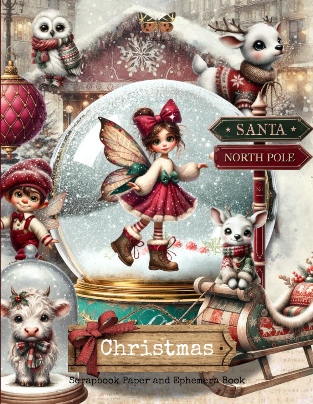 Christmas Scrapbook Paper and Ephemera Book: A Grand Festive Collection of 500 Images to Cut Out – Created for Junk Journals, Scrapbooking, Card Making, and Other Creative Paper Crafts baixar o livro de graça