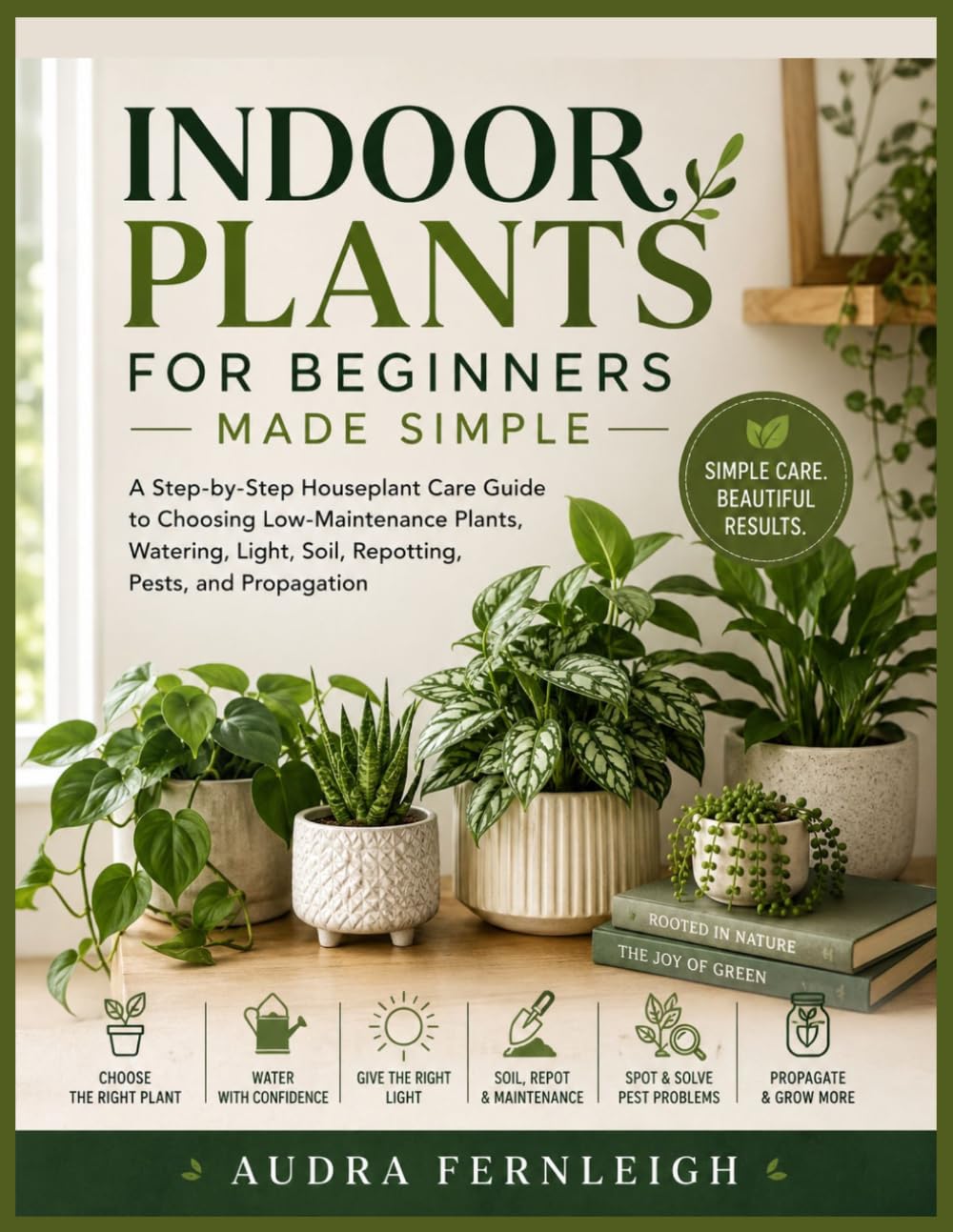 Indoor Plants for Beginners Made Simple: A Step-by-Step Houseplant Care Guide to Choosing Low-Maintenance Plants, Watering, Light, Soil, Repotting, Pests, and Propagation baixar livro de graça