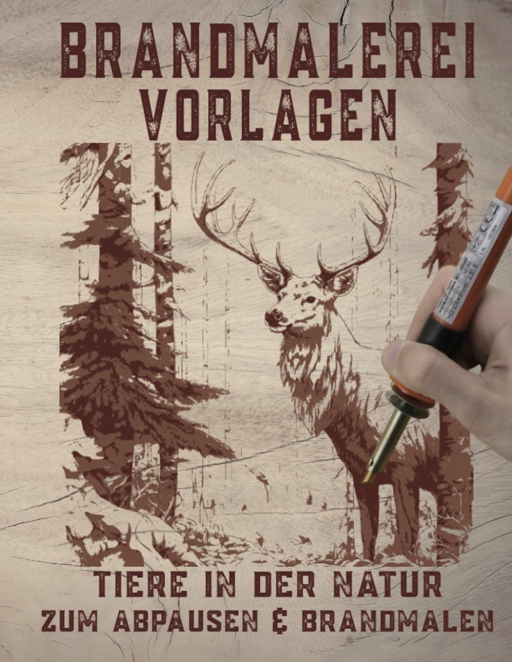 ler totalmente Brandmalerei Vorlagen: Tiere in der Natur, zum Abpausen und Brandmalen (German Edition)