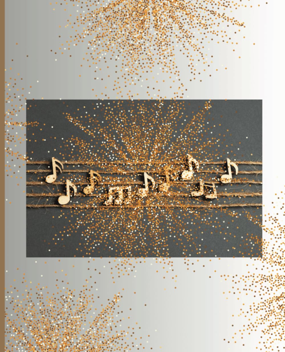 Composition Notebook: Music Notes, Sparkles - For Kids, Tweens, Teens, Women, Adults, 7.5 x 9.25 inches, 110 lined pages, College Ruled baixar o livro de graça