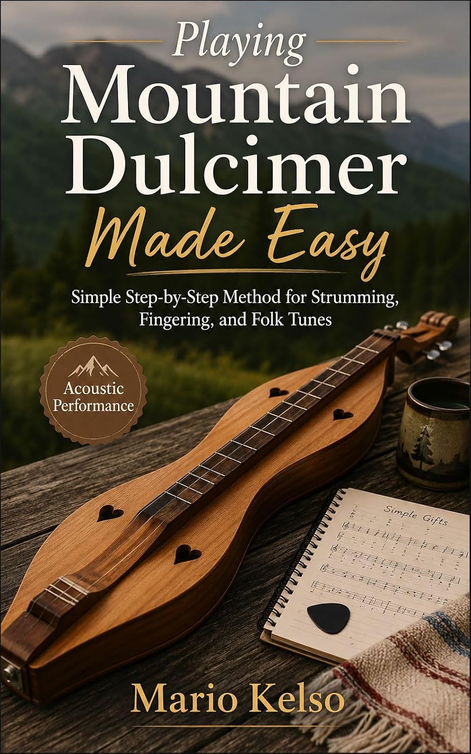Playing Mountain Dulcimer Made Easy: Simple Step-by-Step Method for Strumming, Fingering, and Folk Tunes (English Edition) baixar o livro de graça
