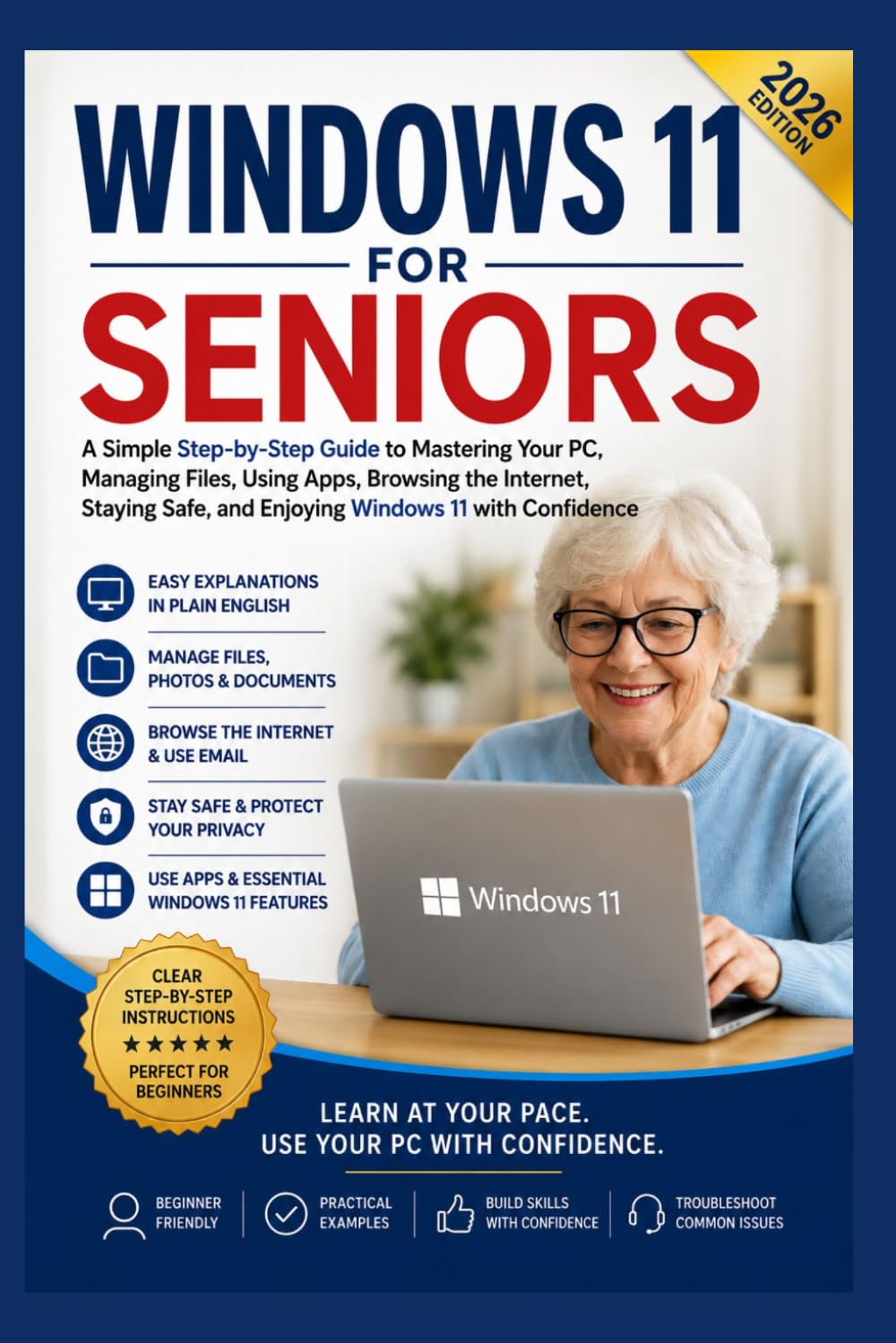 capítulo por capítulo baixar WINDOWS 11 FOR SENIORS: A Simple Step-by-Step Guide to Mastering Your PC, Managing Files, Using Apps, Browsing the Internet, Staying Safe, and Enjoying Windows 11 with Confidence