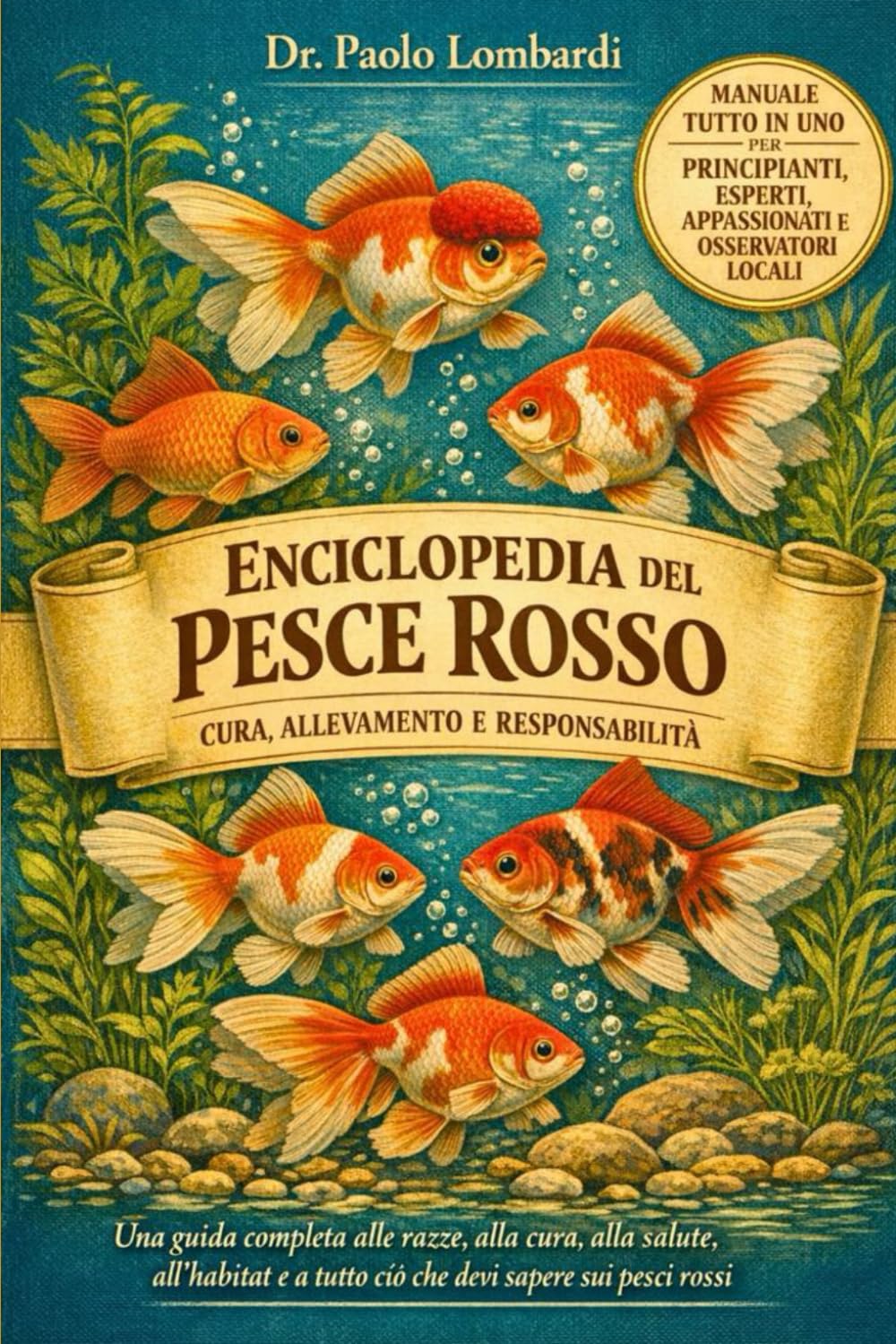 Enciclopedia del Pesce Rosso – Cura, Allevamento e Responsabilità: Una guida completa alle razze, alla cura, alla salute, all'habitat e a tutto ciò che devi sapere sui pesci rossi (Italian Edition)