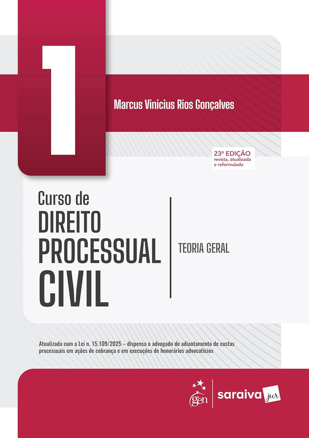 capítulo por capítulo baixar Curso de Direito Processual Civil - Teoria Geral - Vol.1 - 23ª Edição 2026