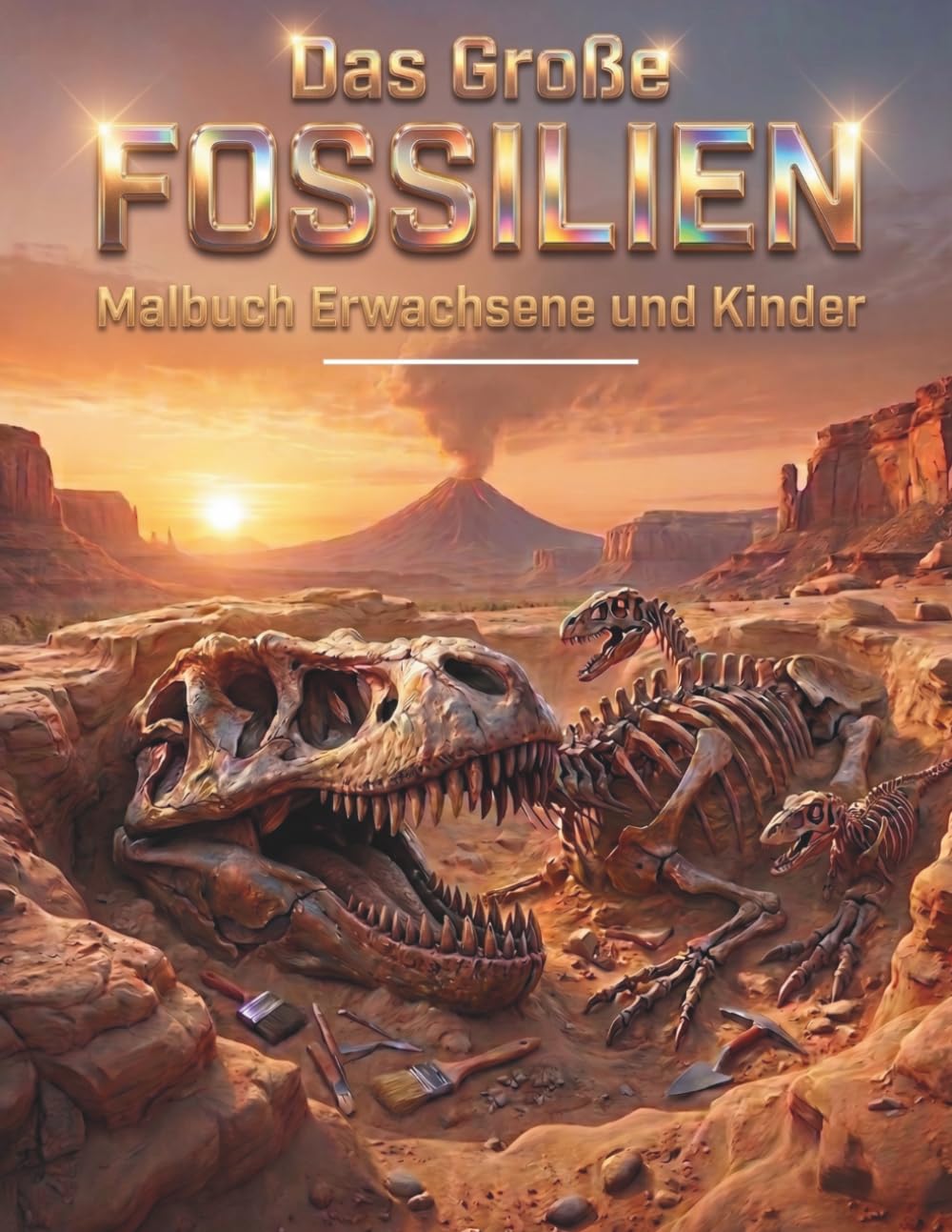 ler totalmente Das Große Fossilien Malbuch | Erwachsene und Kinder: Prähistorische Serie Juntos Editores (German Edition)