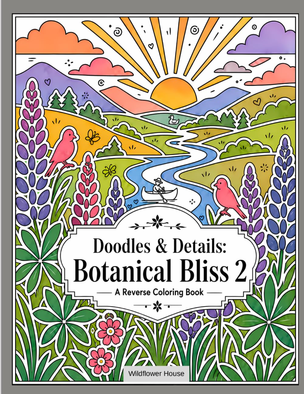 Doodles & Details Botanical Bliss 2: A Reverse Coloring Book about flowers, plants, outdoor scenes & more | For teens & adults | Excellent for... & art therapy | Makes a great gift baixar o livro de graça