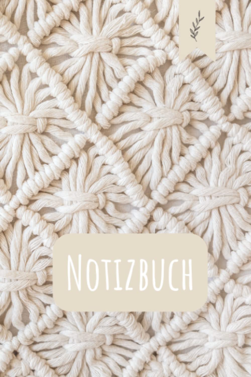 liebevoll gestaltetes Notizbuch | Cover im Makramee-Stil | 120 linierte Seiten mit Makrameemotiv im Hintergrund | tolles Geschenk für Freunde und Familie (German Edition) baixar livro de graça