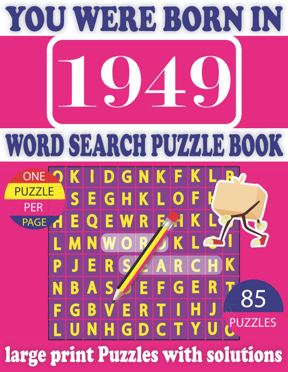 ler totalmente You Were Born In 1949: Word Search Puzzle Book: Get Stress-Free With Hours Of Fun Games For Seniors Adults And More With Solutions