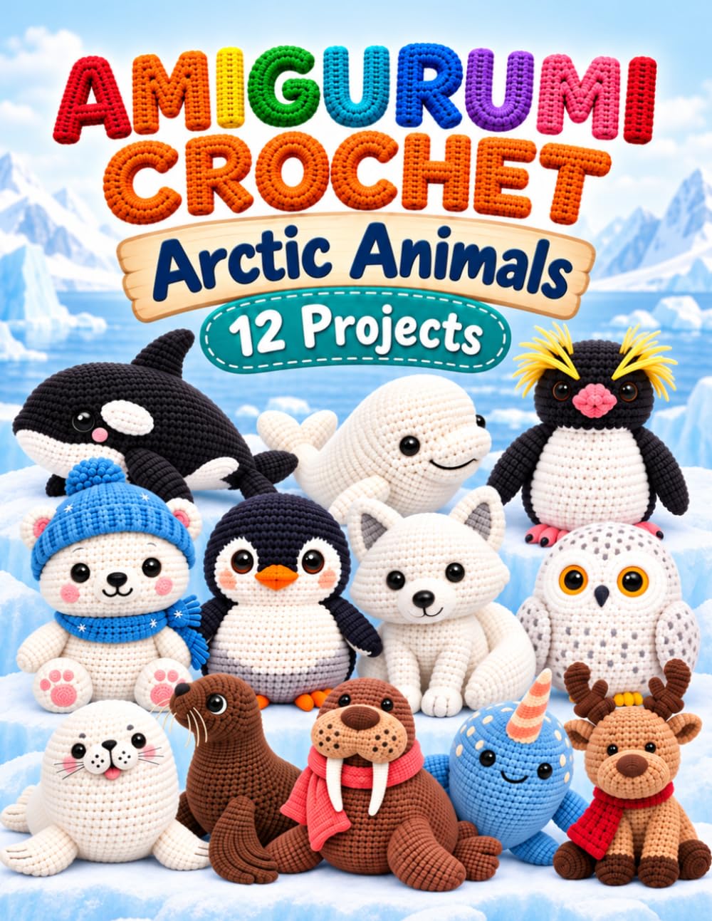 ler totalmente Amigurumi Crochet: Arctic Animal Patterns: 12 Adorable Crochet Animal Projects with Step-by-Step Instructions and Easy-to-Follow Illustrations