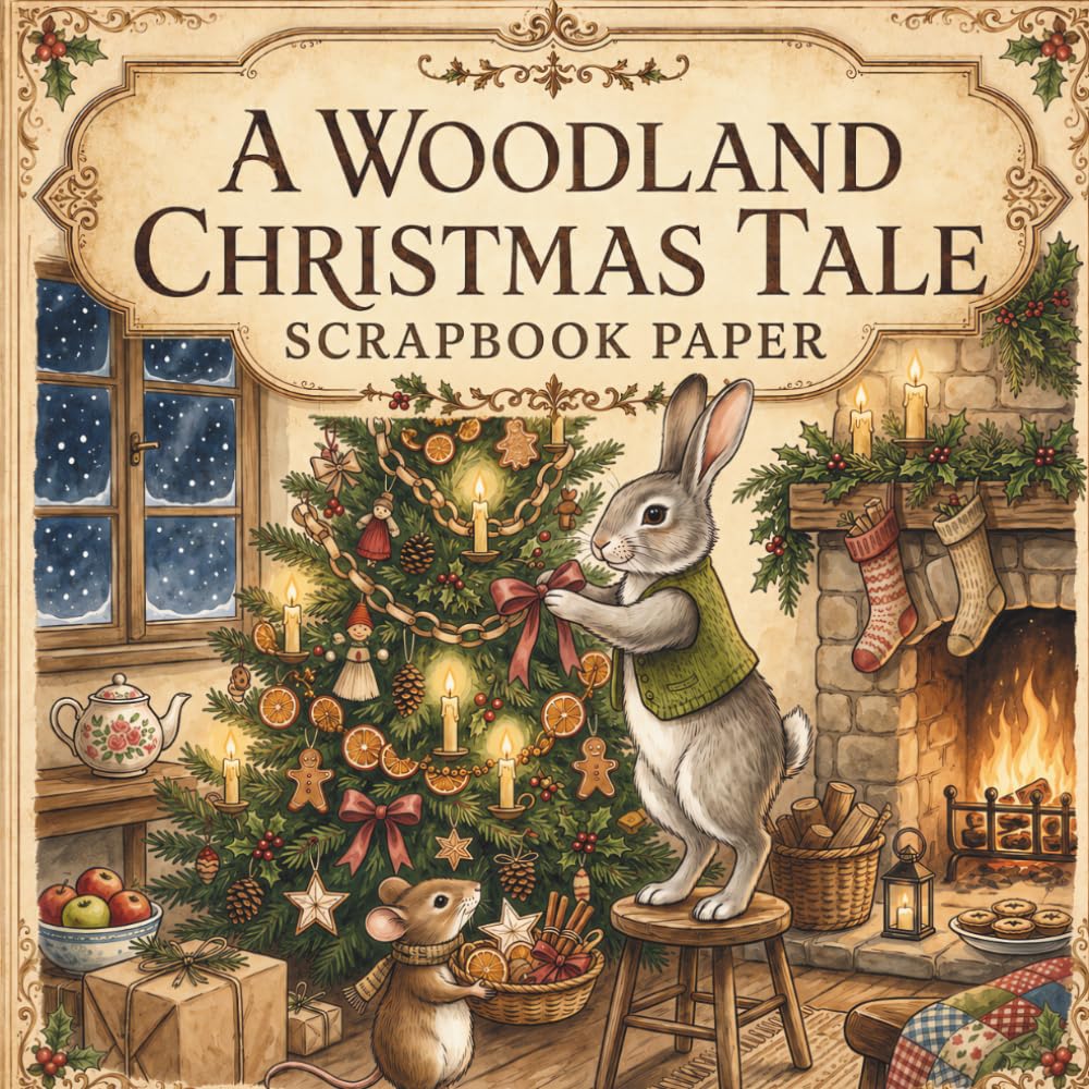 capítulo por capítulo baixar A Woodland Christmas Tale Scrapbook Paper: Vintage Storybook Animals for Junk Journals, Scrapbooking, Collage, Card Making and Christmas Paper Crafts