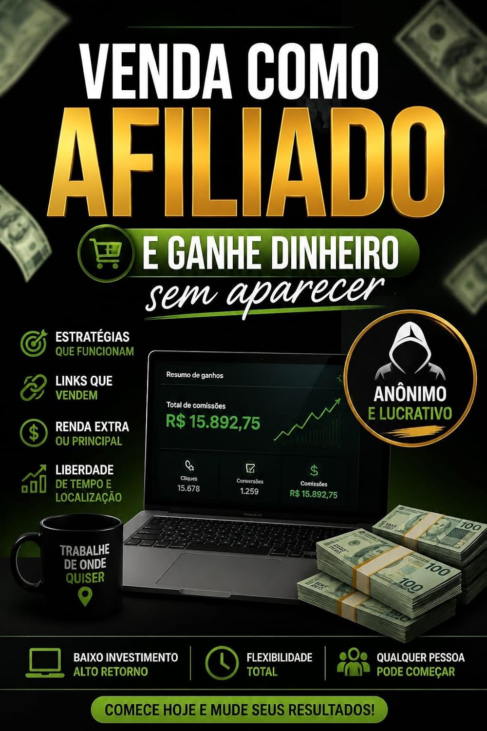 VENDA COMO COMO AFILIADO E GANHE DINHEIRO SEM APARECER: VENDA COMO AFILIADO baixar o livro de graça