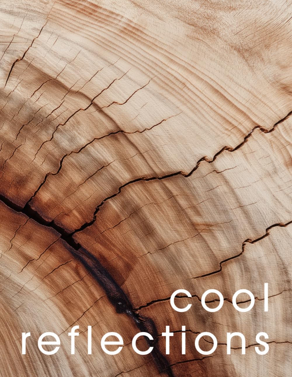 capítulo por capítulo baixar Cool Reflections: Wood Grain Style Coffee Table Book | Tranquil Home Decor | Interior Design Relaxing Room Accessories