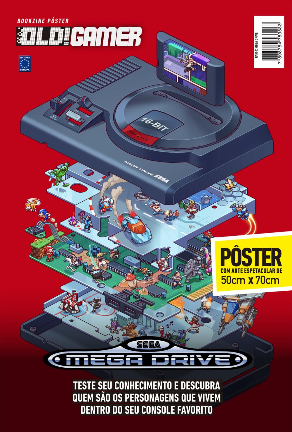 ler totalmente MEGA DRIVE EXPLOSÃO - Superpôster OLD!Gamer