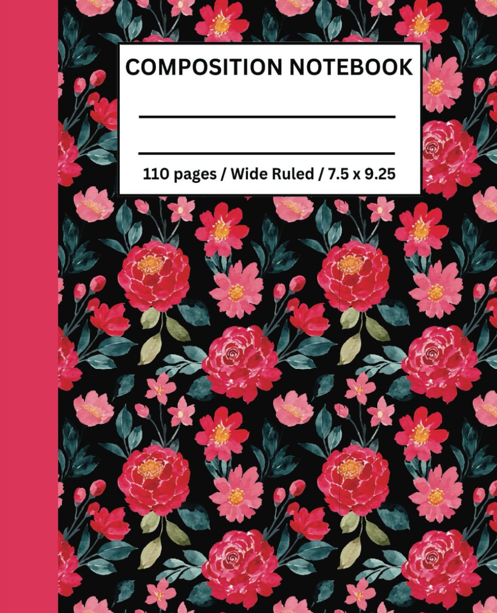 Composition Notebook: College Ruled Notebook | Teens & Adults | 7.5"x9.25" | 110 pages | Notebook for School | Journal Notebook | School Supplies baixar o livro de graça