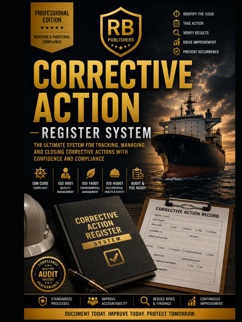 capítulo por capítulo baixar Corrective Action Register System: Audit-Ready Record Book for Root Cause Analysis, Action Tracking, Effectiveness Verification and Continuous... 9001, ISO 14001, ISO 45001 & ISM Compliance