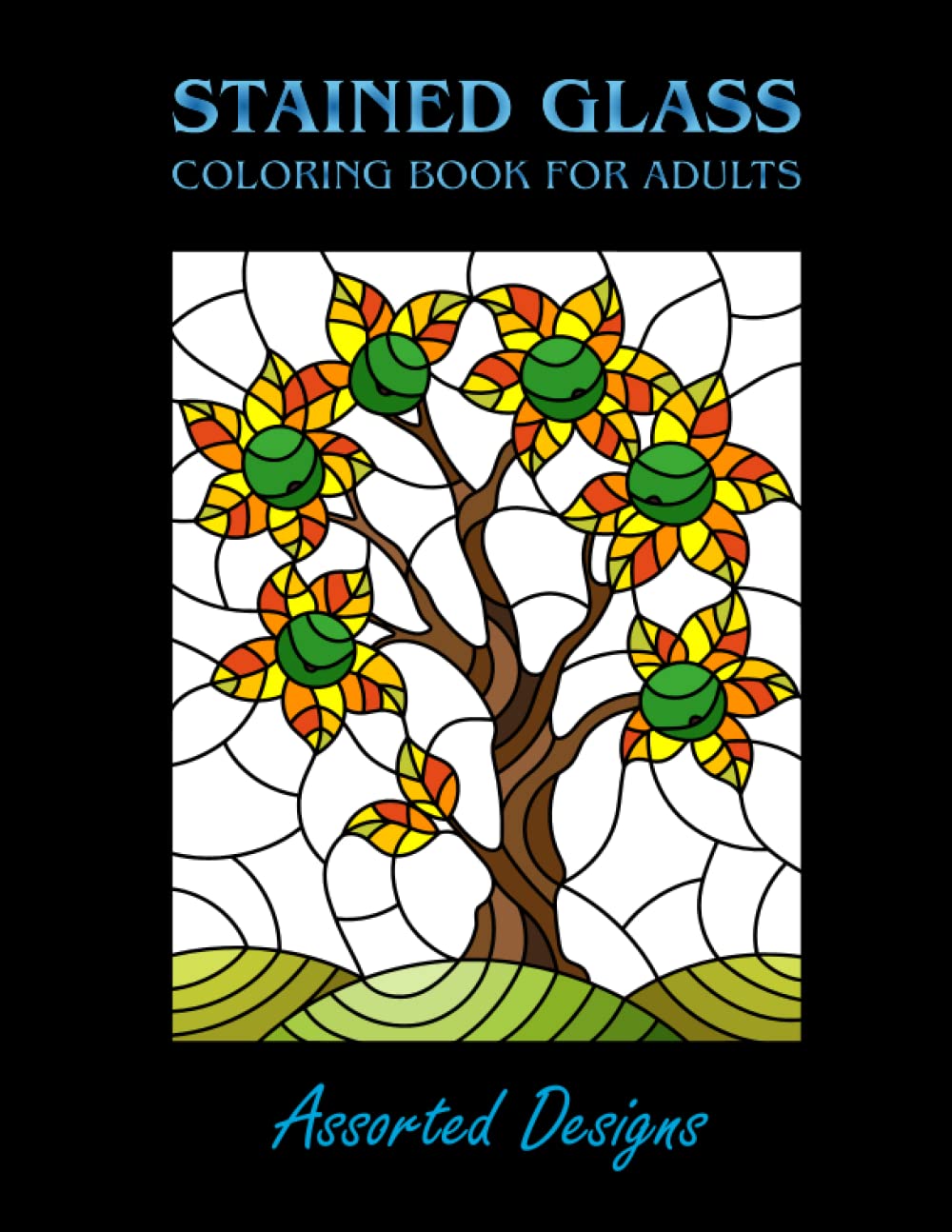 Stained Glass Coloring Book for Adults: 40 Assorted Stained Glass Illustrations for Stress Relief Relaxation and Creativity baixar livro de graça