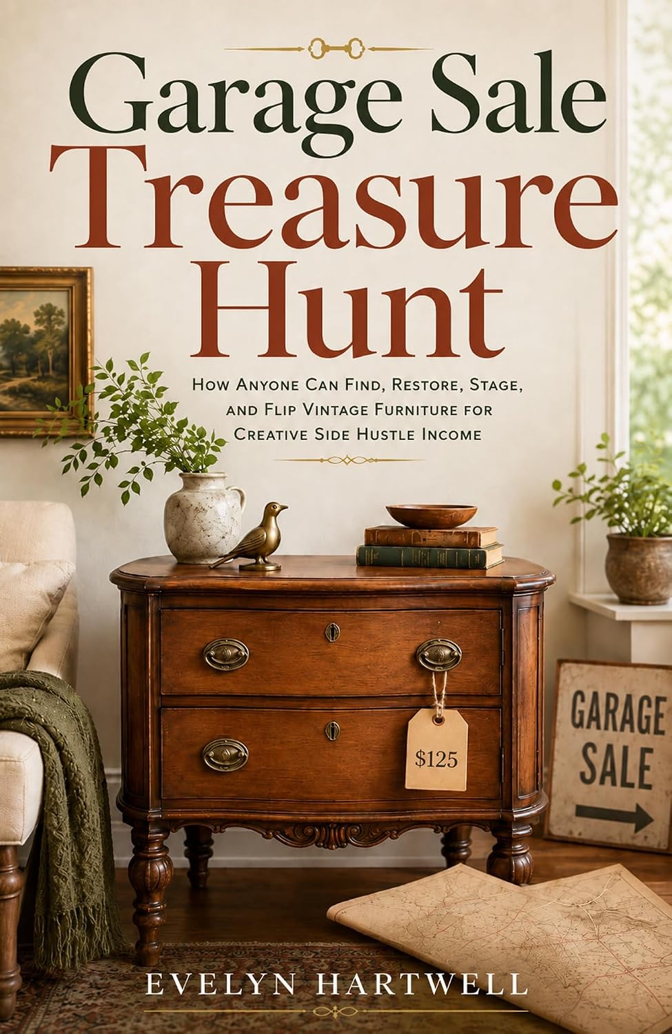 ler totalmente Garage Sale Treasure Hunt: How Anyone Can Find, Restore, Stage, and Flip Vintage Furniture for Creative Side Hustle Income (Small Business Collection) (English Edition)