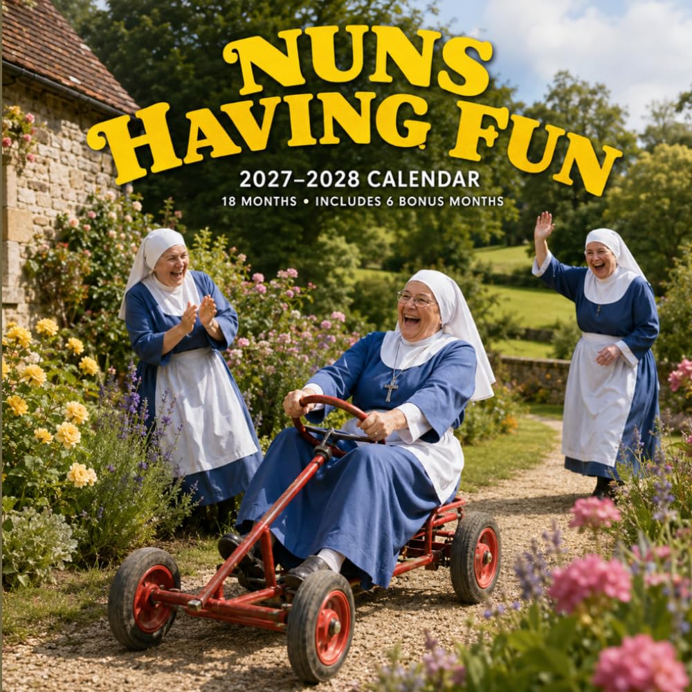 ler totalmente Nuns Having Fun Calendar 2027-2028: 18-Month Monthly Planner Featuring Joyful Catholic Sisters, Humorous Moments, and Heartwarming Smiles (January 2027 to June 2028 Edition)