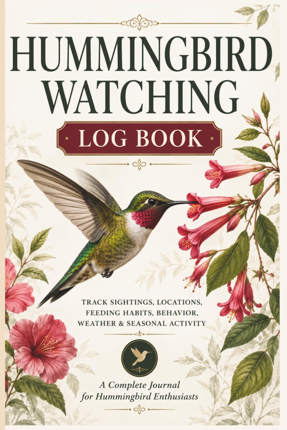 Hummingbird Watching Log Book: Track Sightings, Locations, Feeding Habits, Behavior, Weather & Seasonal Activity – A Complete Journal for Hummingbird Enthusiasts. baixar o livro de graça