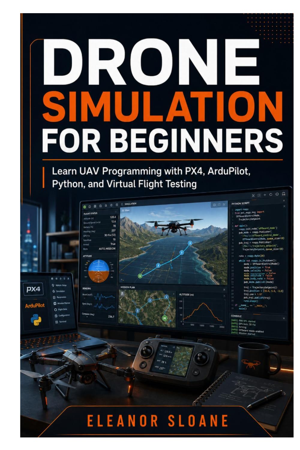 capítulo por capítulo baixar Drone Simulation for Beginners: Learn UAV Programming with PX4, ArduPilot, Python, and Virtual Flight Testing