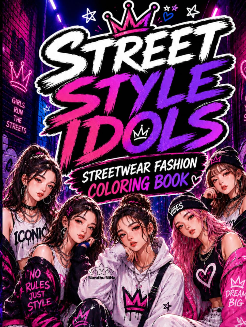 capítulo por capítulo baixar Street Style Idols Coloring Book: Bold Streetwear Fashion, Urban Idol Vibes & Trendy Coloring Pages for Teens & Adults (Idol Vibes Coloring Series)