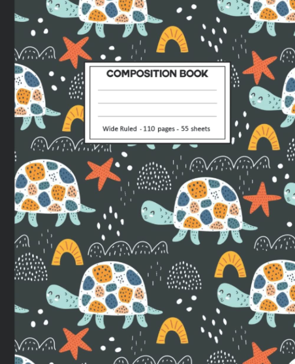 capítulo por capítulo baixar Composition Notebook: Wide Ruled: 110+ Lined Pages Writing Journal: Turtles Theme.