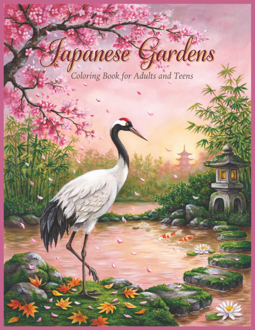ler totalmente Japanese Gardens Coloring Book for Adults and Teens: 60 Intricate Grayscale Images of Zen rock, Tranquil koi ponds, Sakura Cherry Blossoms Garden and more (Grayscale Creations)