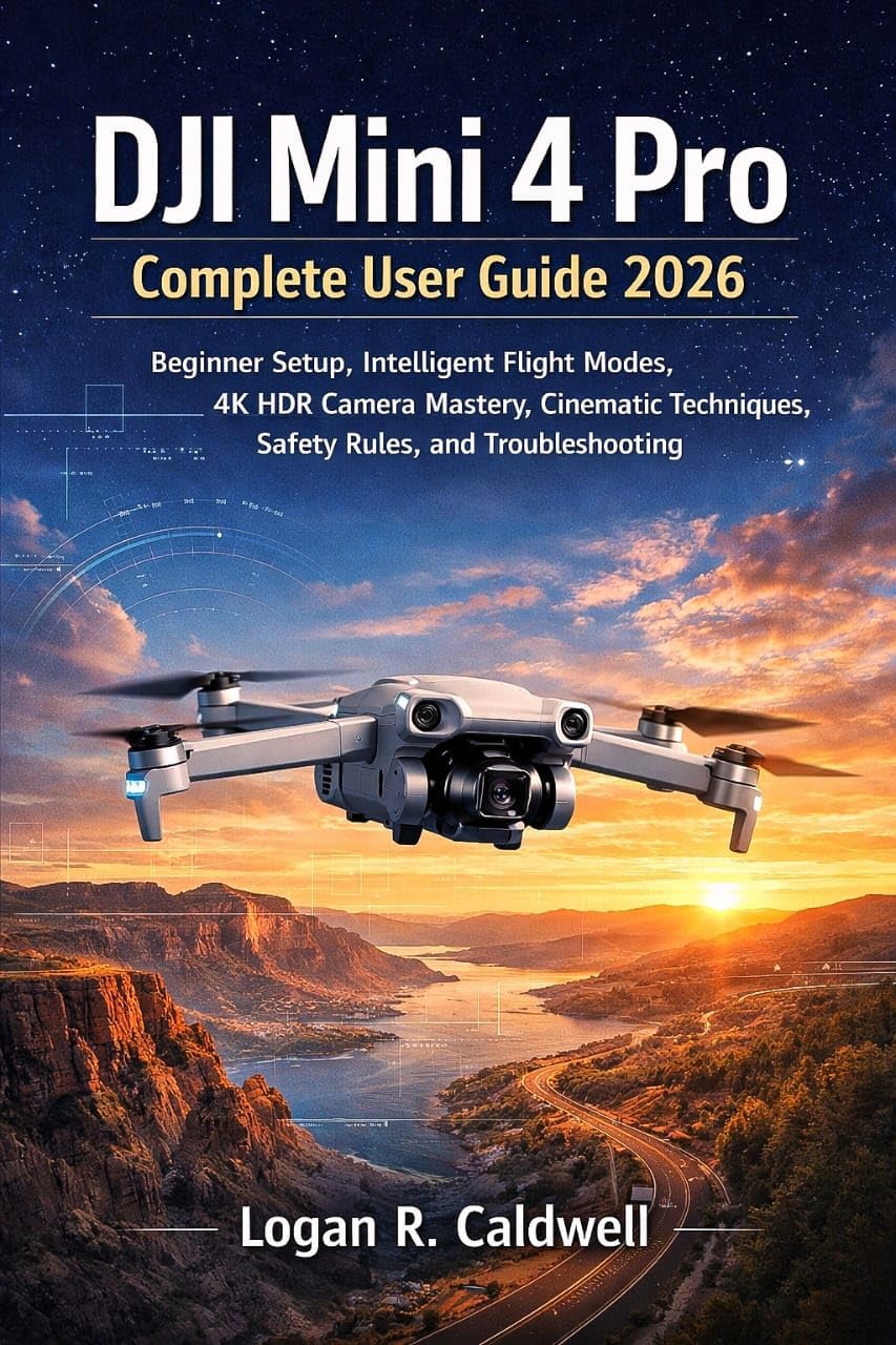 capítulo por capítulo baixar DJI MINI 4 PRO COMPLETE USER GUIDE 2026: Beginner Setup, Intelligent Flight Modes, 4K HDR Camera Mastery, Cinematic Techniques, Safety Rules and Troubleshooting (English Edition)