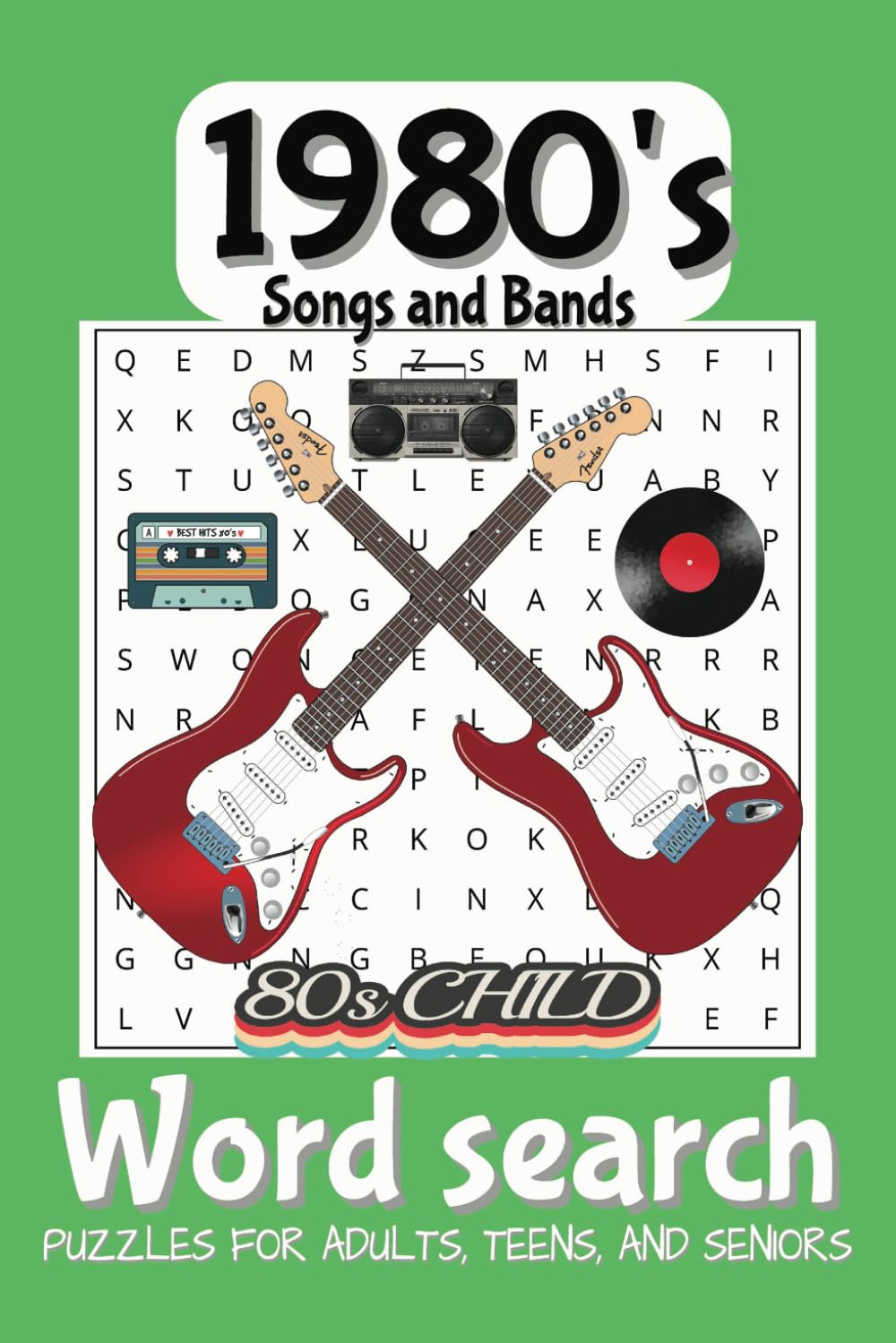ler totalmente 1980's Songs and Bands Word Search Puzzle Book: Word Searches wih Easy to Read Print about Songs and Bands from the 80's | 55 puzzles, 6 X 9 inches,... child, Holidays, Vacations, and Leisure Time