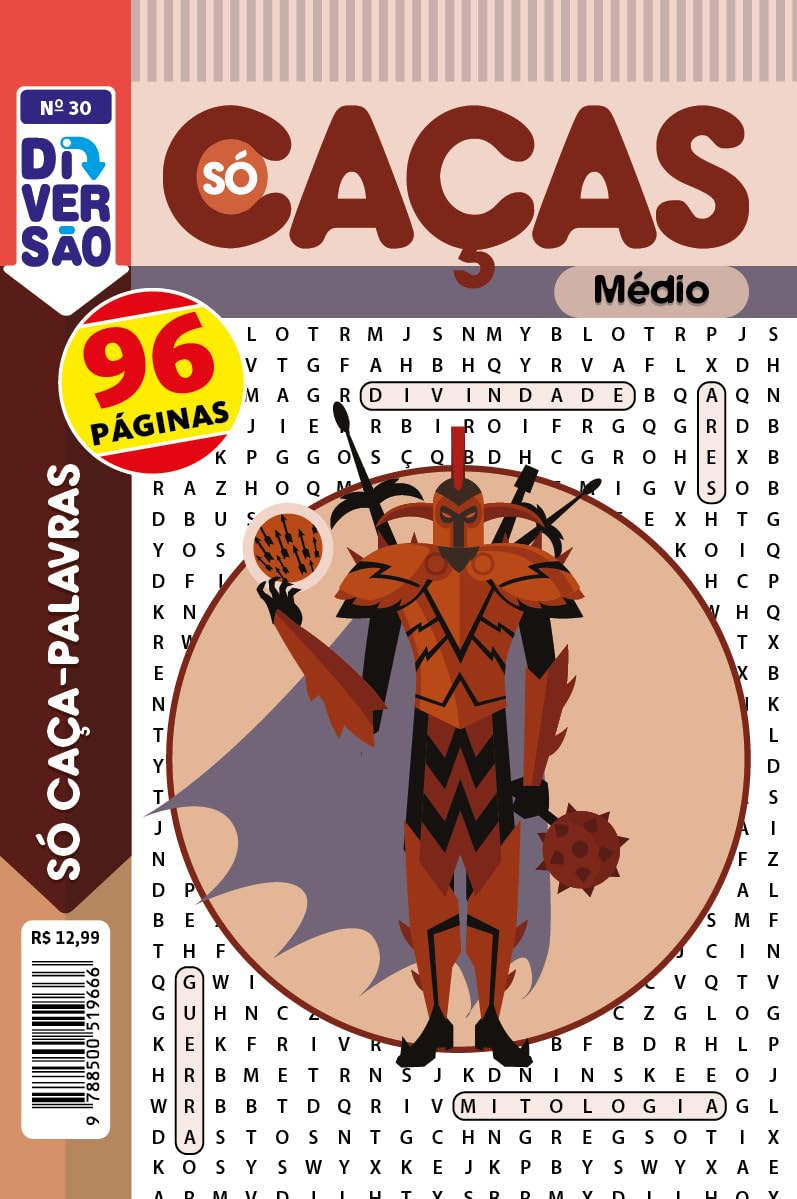 Livro Diversão Só Caça-Palavras 30: Nível médio: 29 baixar o livro de graça