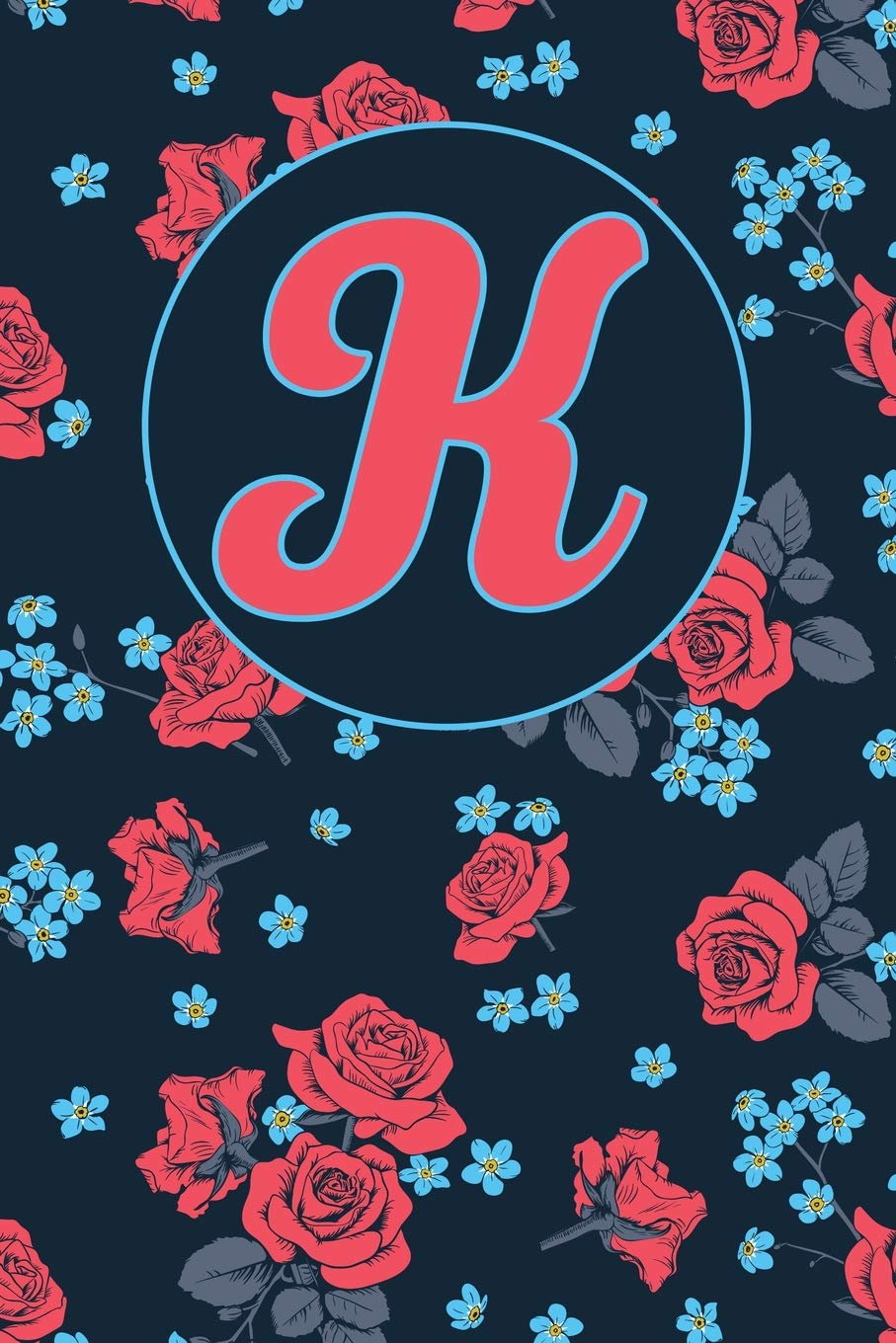 capítulo por capítulo baixar K: Letter K Journal, Retro Roses, Personalized Notebook Monogram Initial, 6 x 9