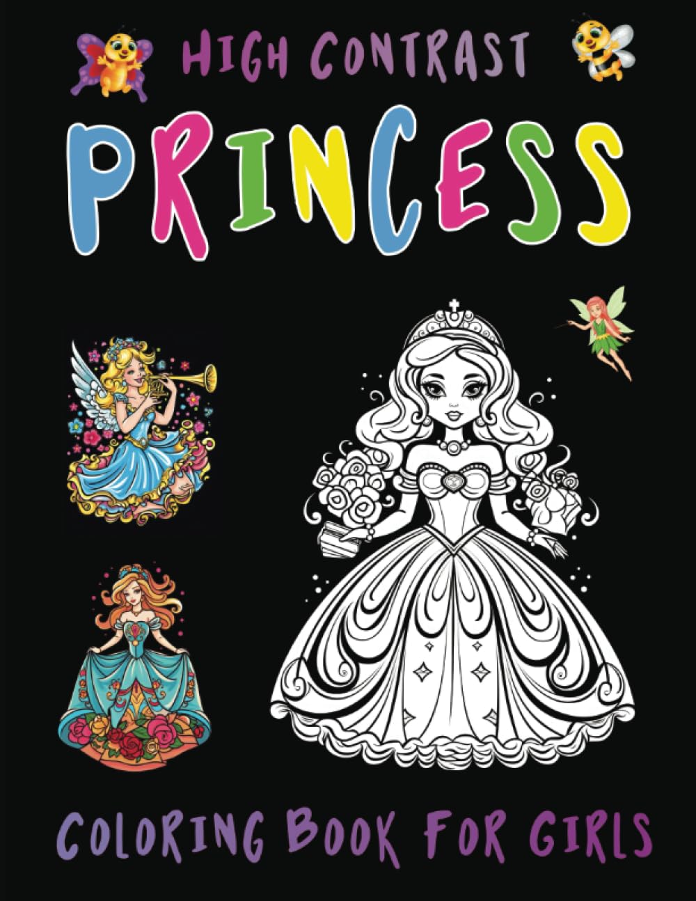 capítulo por capítulo baixar Princess High Contrast Coloring Book For Girls: Black and White Simple and Fun Pictures for Kids of All Ages. Unlock Your Child's Creativity and... An Interactive Journey into a Colorful World!