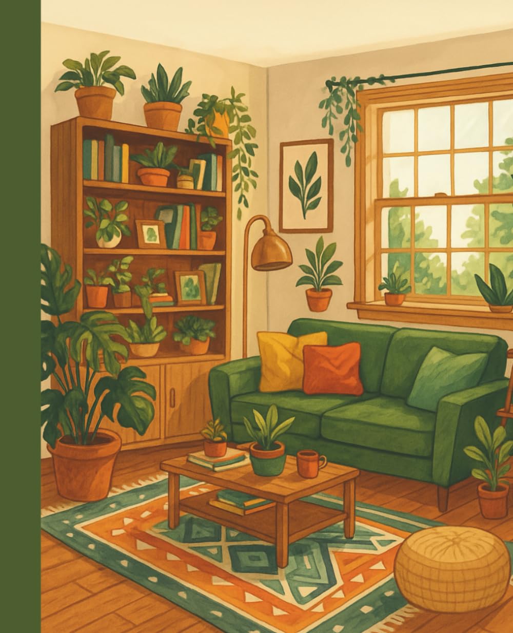 Cozy Home Aesthetic Notebook for Women – College Ruled Composition Book with Warm Plant-Filled Interior Design – 7.5 x 9.25, – Perfect for Journaling, Note Taking & Planning – Cute Daily Notebook baixar livro de graça