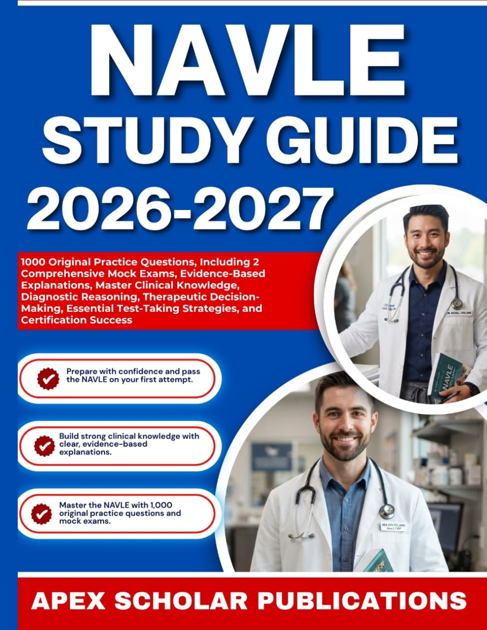 NAVLE STUDY GUIDE 2026-2027: 1000 Original Practice Questions, Including 2 Comprehensive Mock Exams, Evidence-Based Explanations, Master Clinical... Essential Test-Taking Strategies, and Success baixar o livro de graça