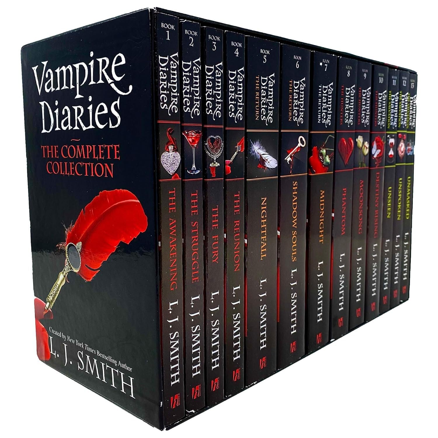 ler totalmente Vampire Diaries The Complete Collection Books 1 - 13 Box Set by L. J. Smith