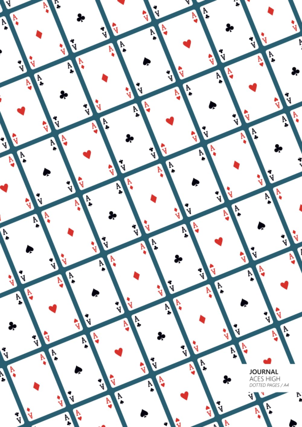 ler totalmente Aces High Journal - Dotted Pages - A4: (Teal Edition) Journal 192 dot grid page (A4 / 8.27x11.69 inches / 21x29.7cm / Large)