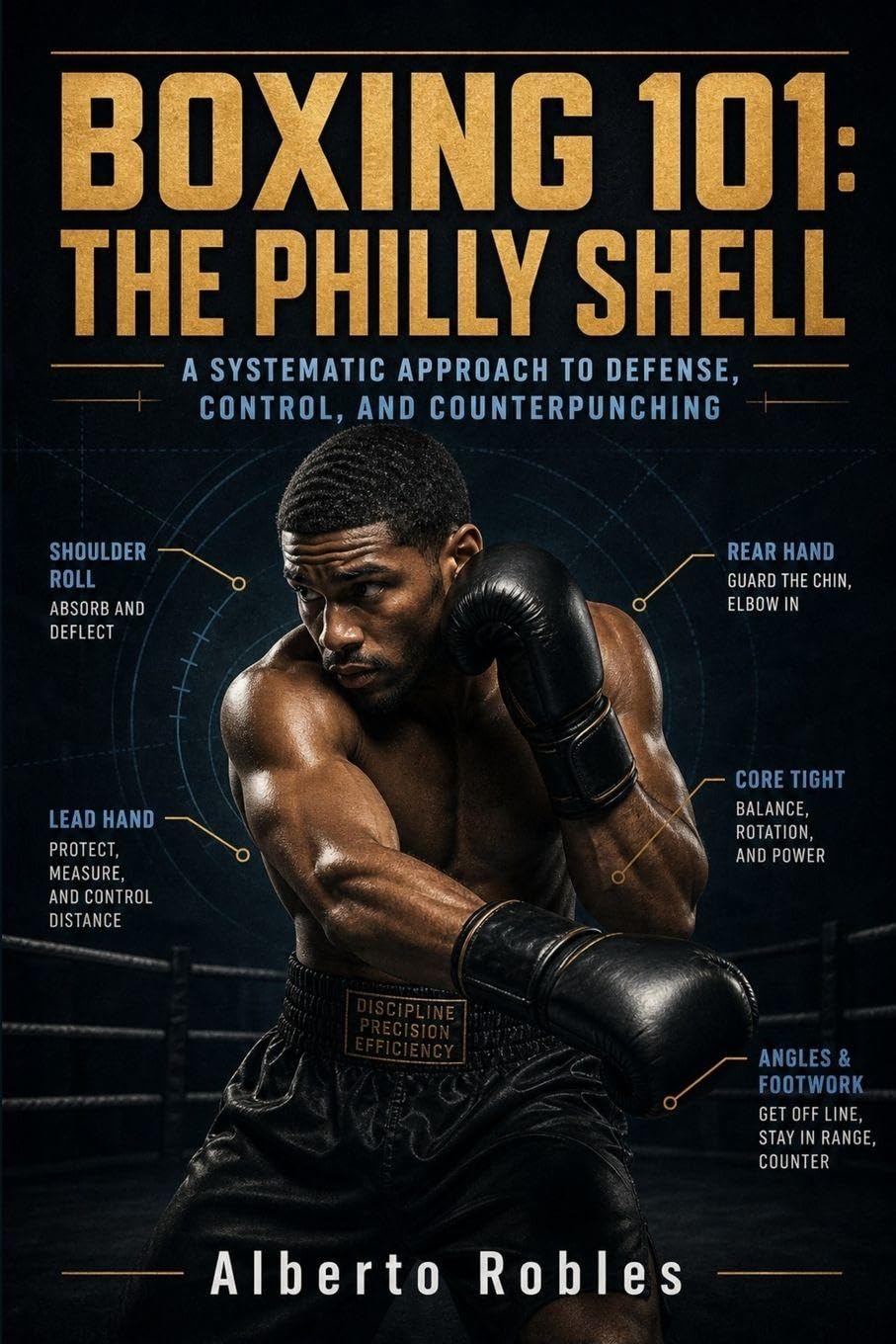 Boxing 101：The Philly Shell: A Step-by-Step Guide to the Shoulder Roll, Lead-Hand Control, Pull Counters, Defensive Positioning, and Precision Counterpunching