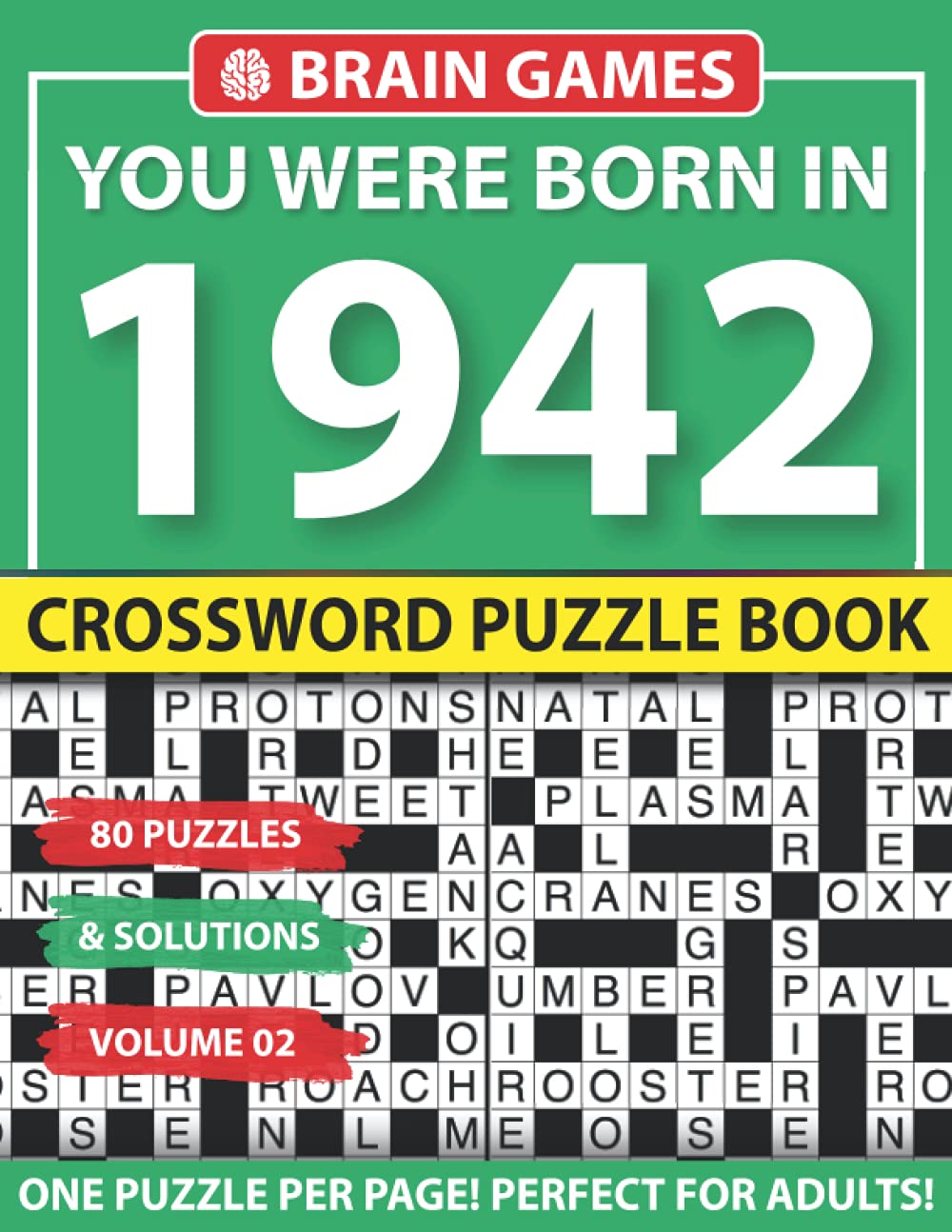 ler totalmente You Were Born in 1942: Crossword Puzzle Book: Crossword Puzzle Book for Enjoying Leisure Time With Solutions