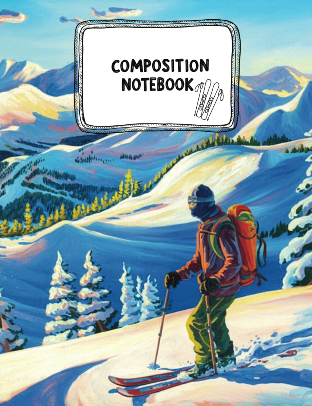 ler totalmente Composition Notebook: College Ruled Lined Journal for Skiers and Backcountry Enthusiasts