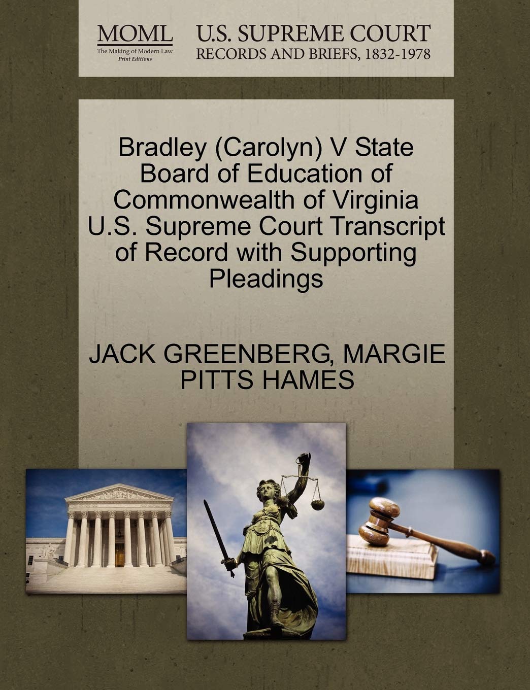 Bradley (Carolyn) V State Board of Education of Commonwealth of Virginia U.S. Supreme Court Transcript of Record with Supporting Pleadings baixar livro de graça