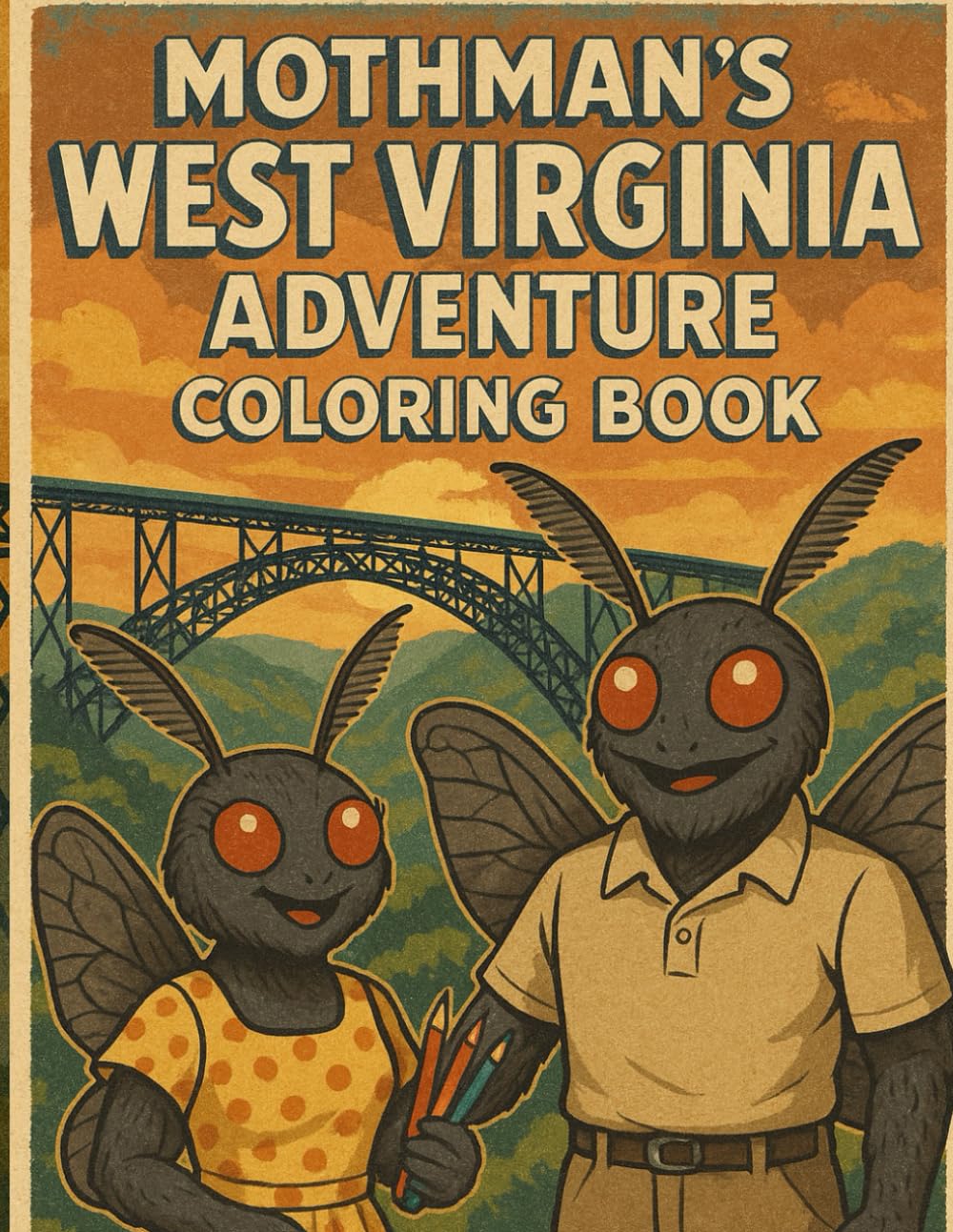 MOTHMAN'S WEST VIRGINIA ADVENTURE COLORING BOOK baixar o livro de graça