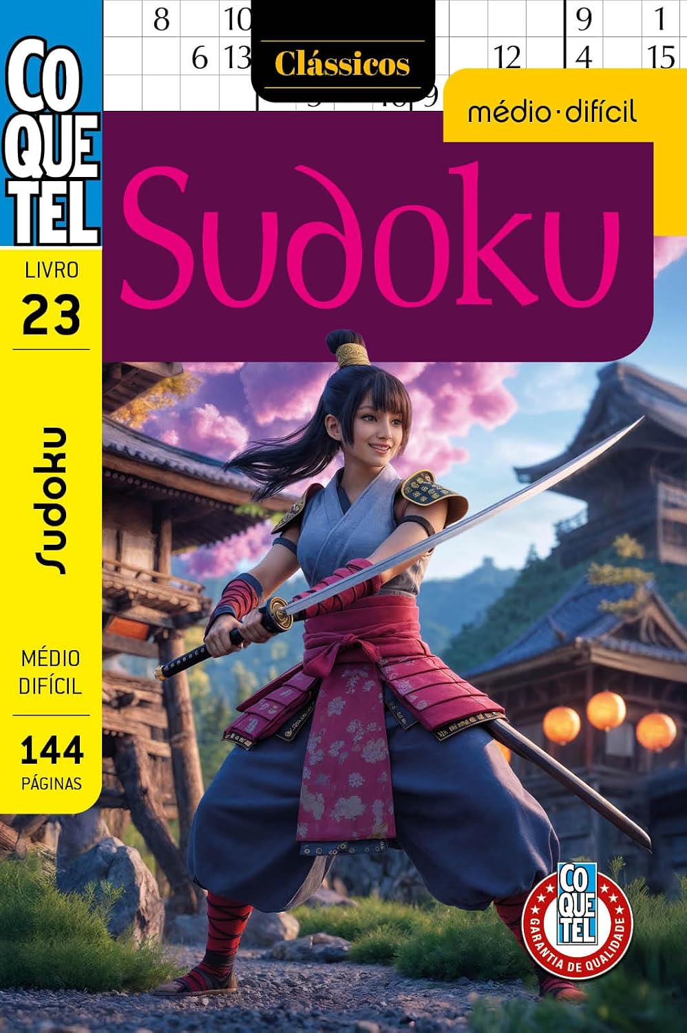 ler totalmente Livro Coquetel Sudoku Médio-Difícil 23 S/P