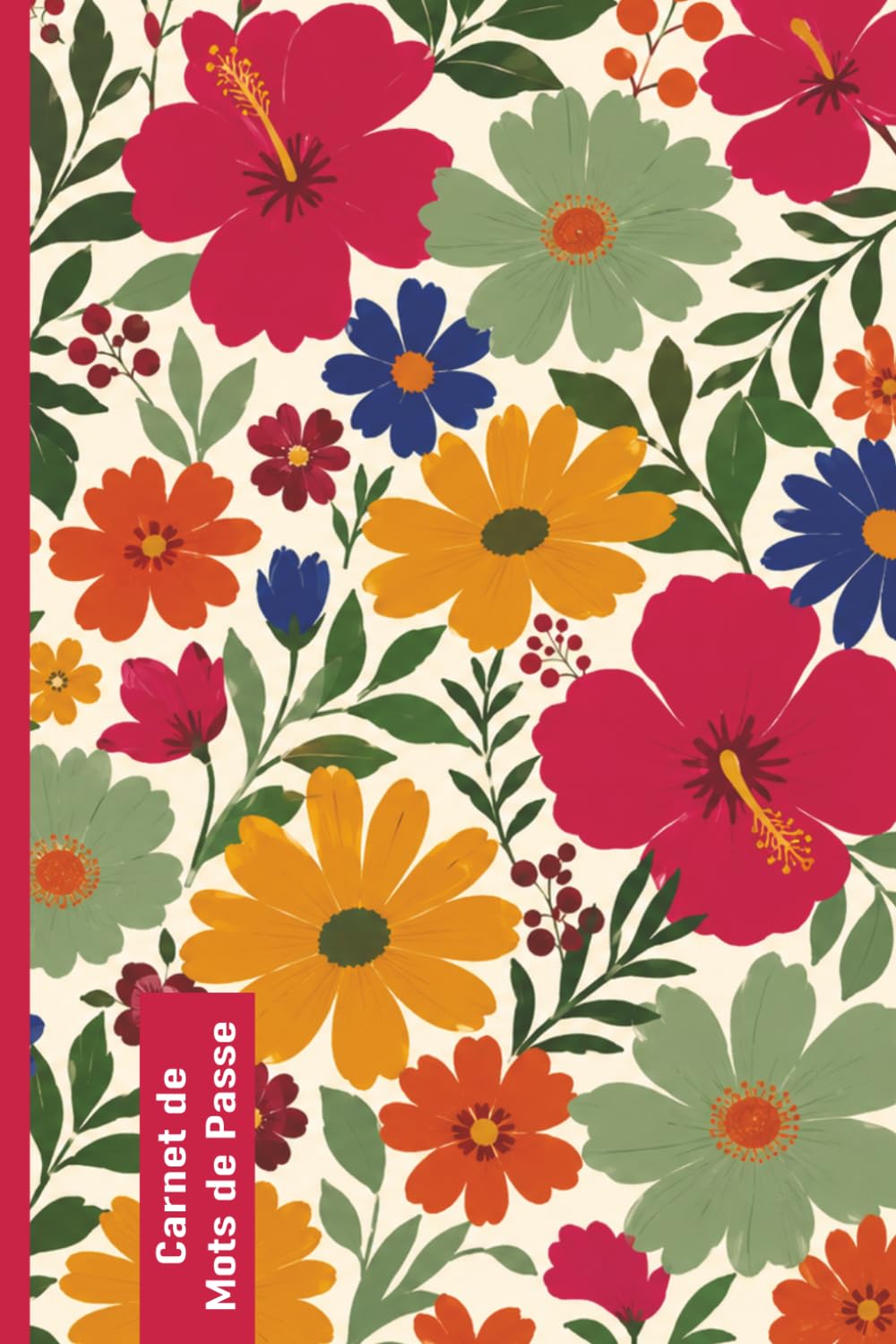ler totalmente Carnet de Mots de Passe: Floral Moderne Fond Clair – Répertoire Alphabétique A à Z – Cahier pour Vos Identifiants, Mots de Passe et Codes Secrets Internet – 110 Pages – Format A5 (French Edition)