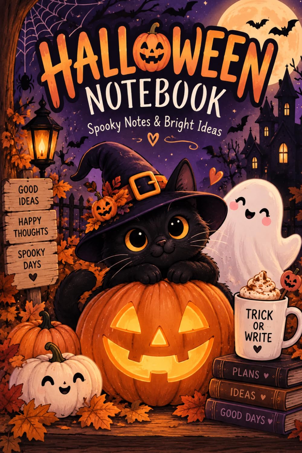 Halloween Notebook: Spooky Notes & Bright Ideas baixar livro de graça