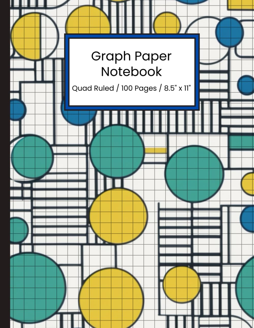 ler totalmente Graph Paper Notebook for Math, Science, Engineering: Fun Memphis Style 80s Cover - Quad Ruled 4x4 - 100 pages - 8.5 in x 11 in