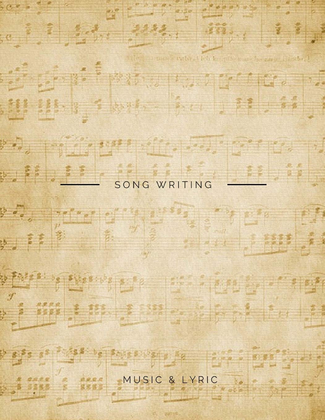 Song Writing Music & Lyric: 12 Starve for Music Writer, Producer and Staff, 100 Pages with Manuscript and Title Above Each Page, Large Print baixar livro de graça