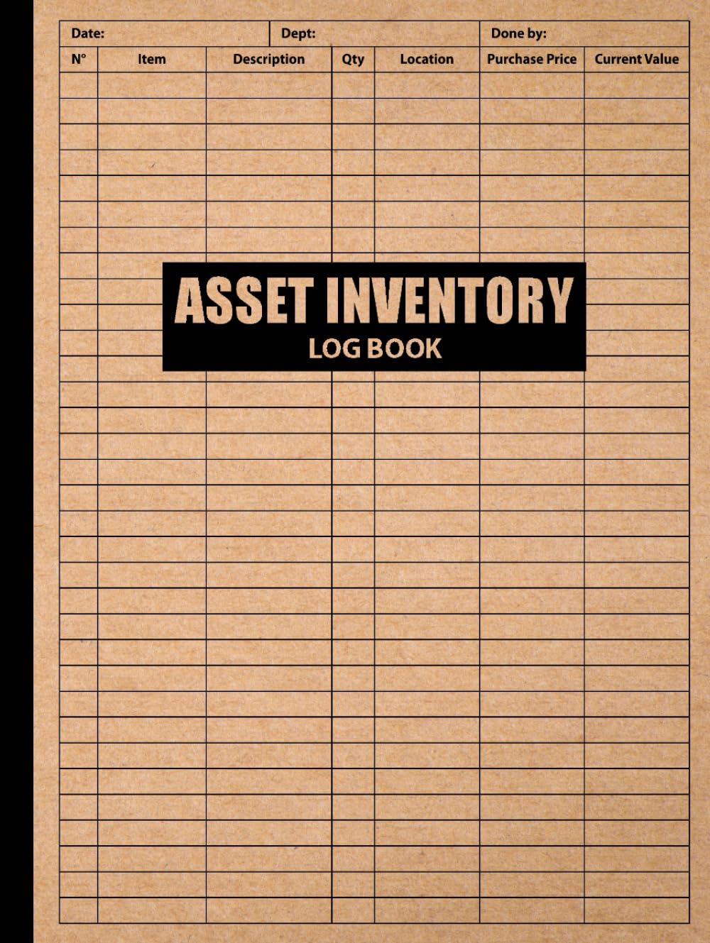 ler totalmente Asset Inventory Log Book: Inventory Book Ideal for Housekeeping.