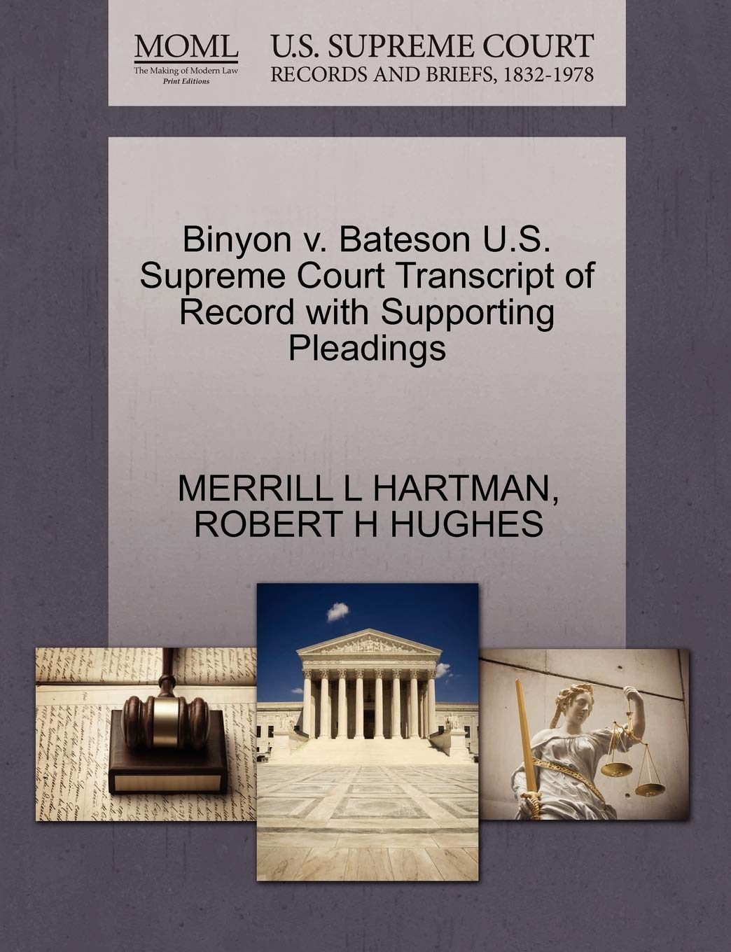 ler totalmente Binyon v. Bateson U.S. Supreme Court Transcript of Record with Supporting Pleadings
